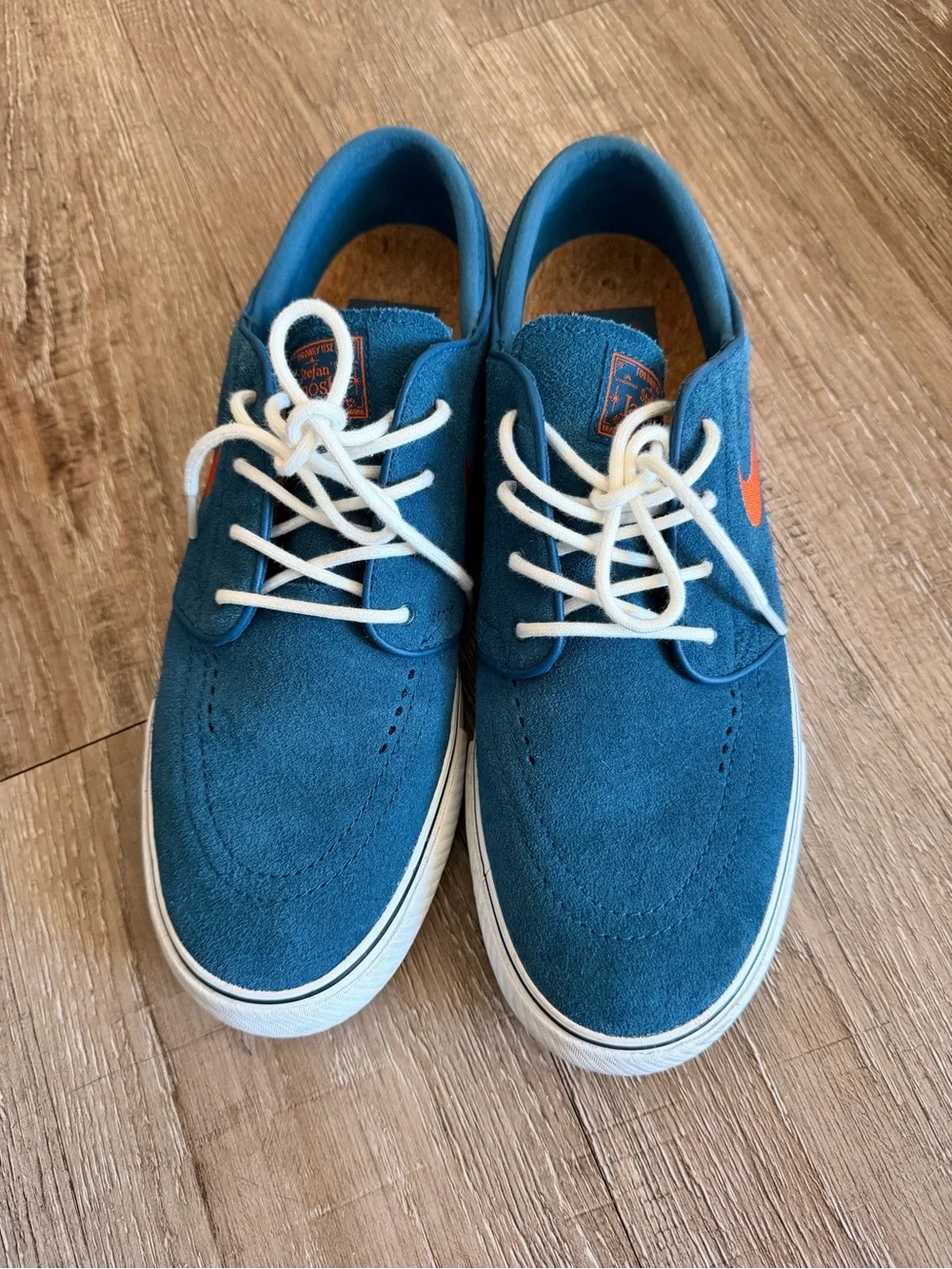 Nike SB Zoom Janoski OG+ in Teal Blue Force/Campfire Orange - 10.5 (M)